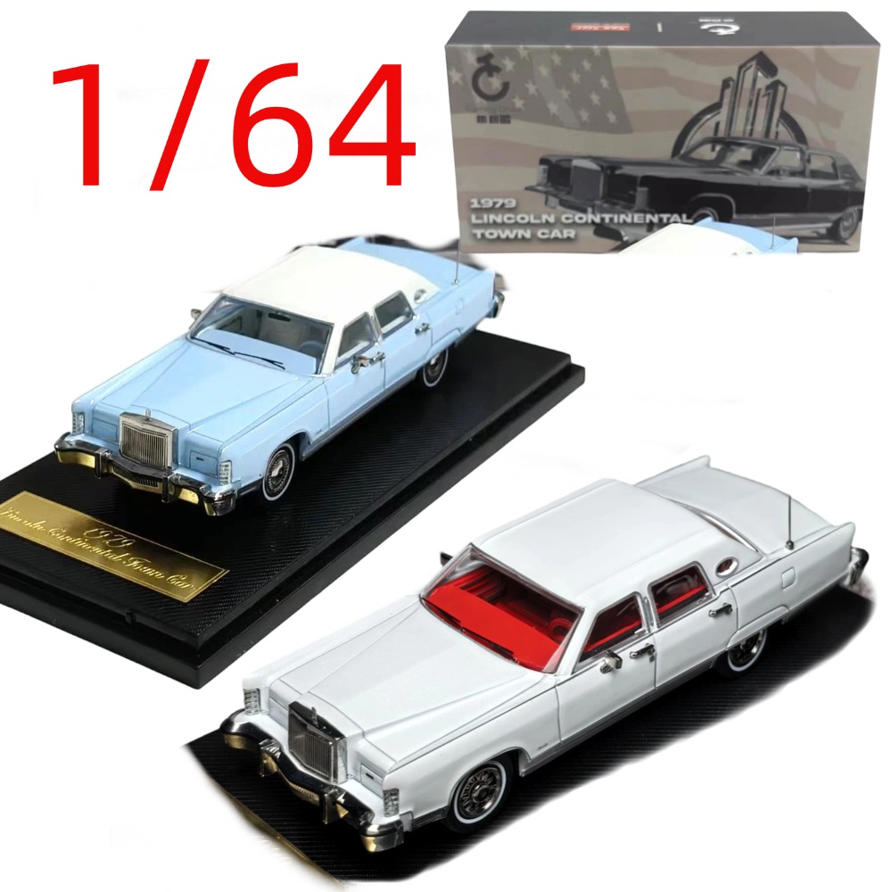 Vintage Collectible & Vintage Dolls - Turning Crush Diecast 1/64 scale Lincoln