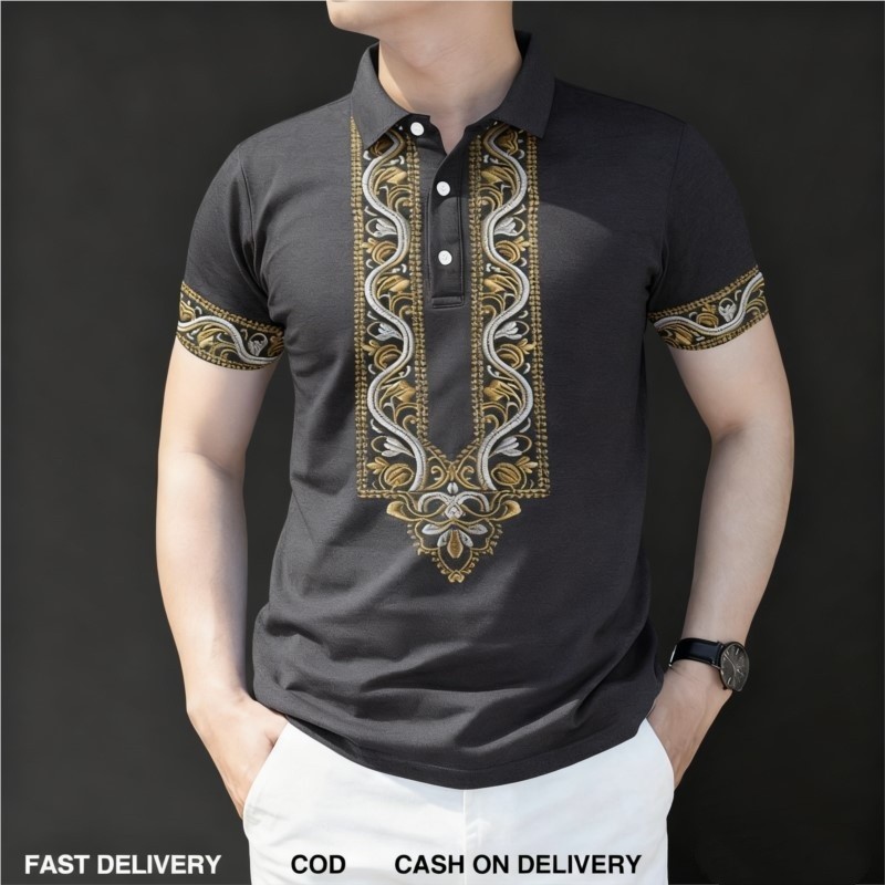 2026 Mens Barong Polo Shirt fo - Vintage Collectible Buttons 评论和价格