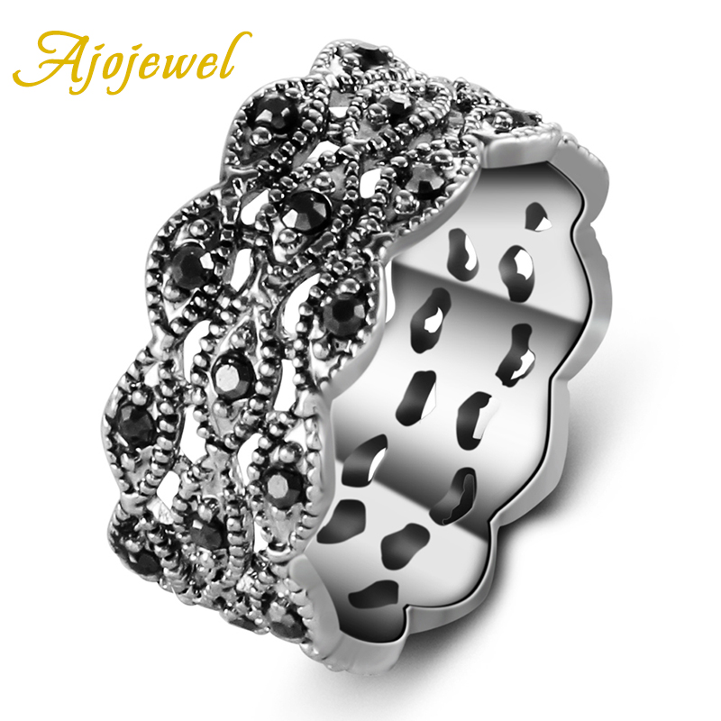 Ajojewel 3 Layer Rhinestone Ri - Vintage Items Collection 评论和价格