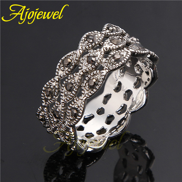 Ajojewel 3 Layer Rhinestone Ri - Vintage Items Collection 评论和价格