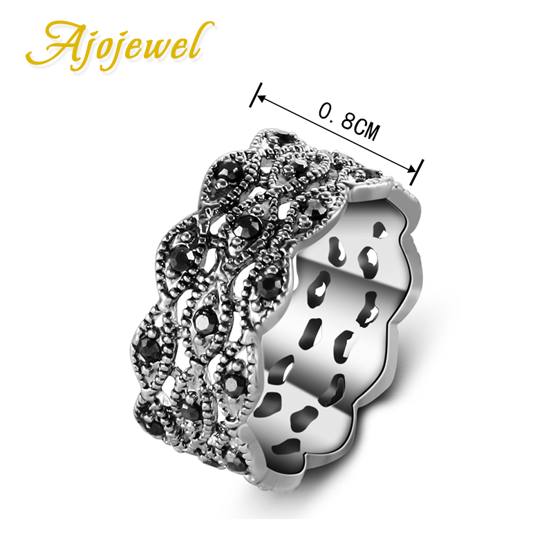 Ajojewel 3 Layer Rhinestone Ri - Vintage Items Collection 评论和价格