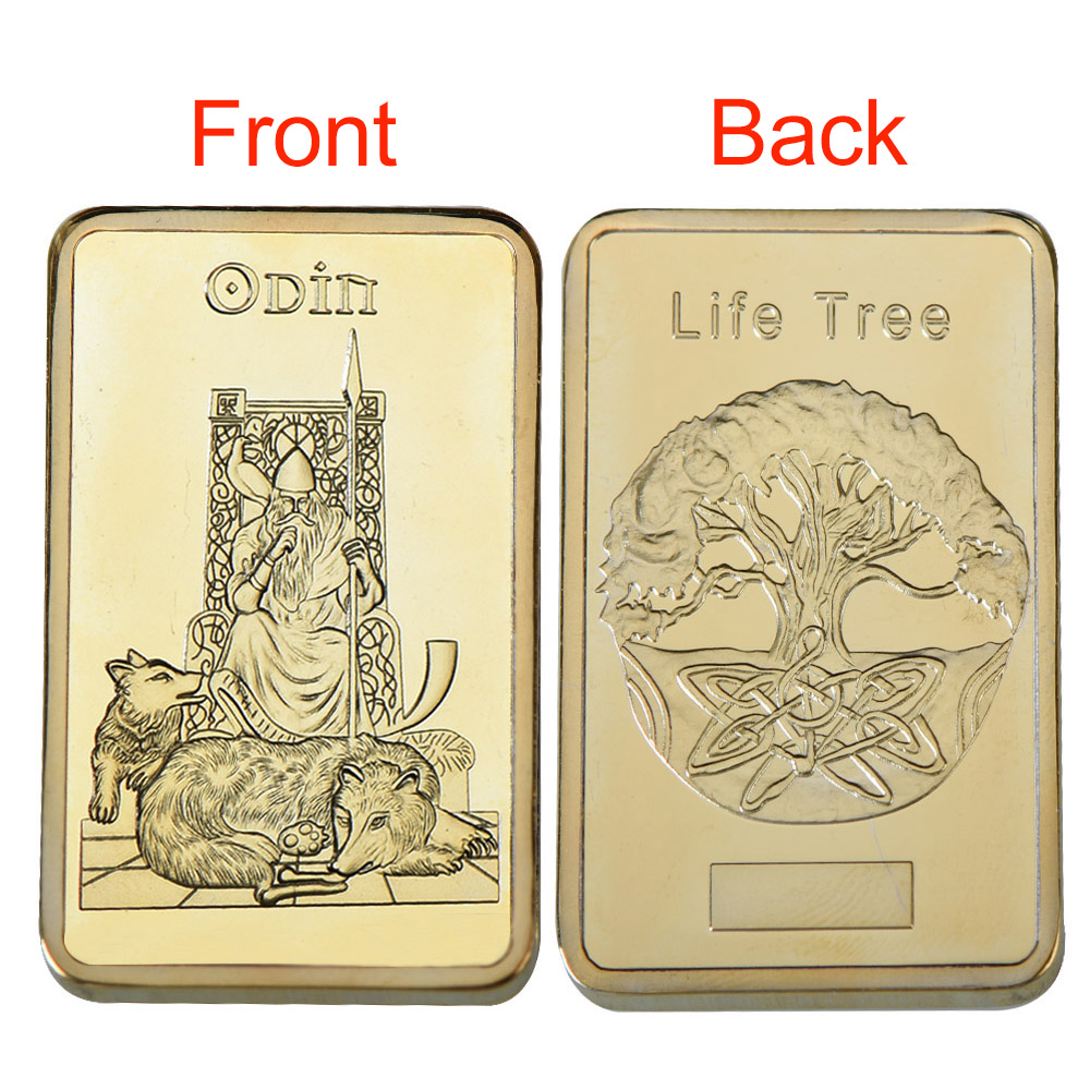 5pcs Norse Mythology Replica G - Vintage Collectible Coins 评论和价格