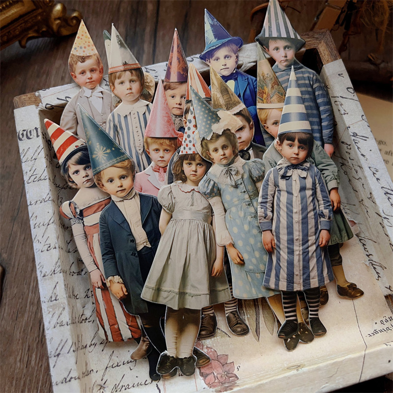 15Pcs Vintage Clown Party Chil - Vintage Collectible Dolls 评论和价格