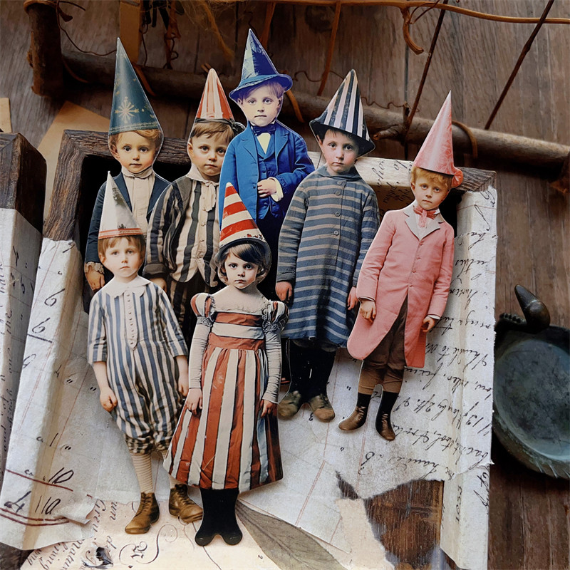 15Pcs Vintage Clown Party Chil - Vintage Collectible Dolls 评论和价格
