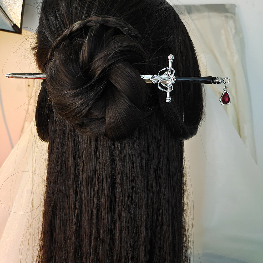 Chinese Sword Shaped Hair Stic - Vintage Collector 评论和价格