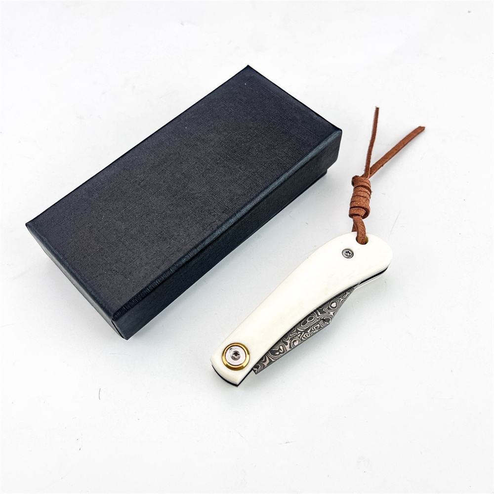 Compact Vintage EDC Damascus F - Vintage Collectible Knives 评论和价格
