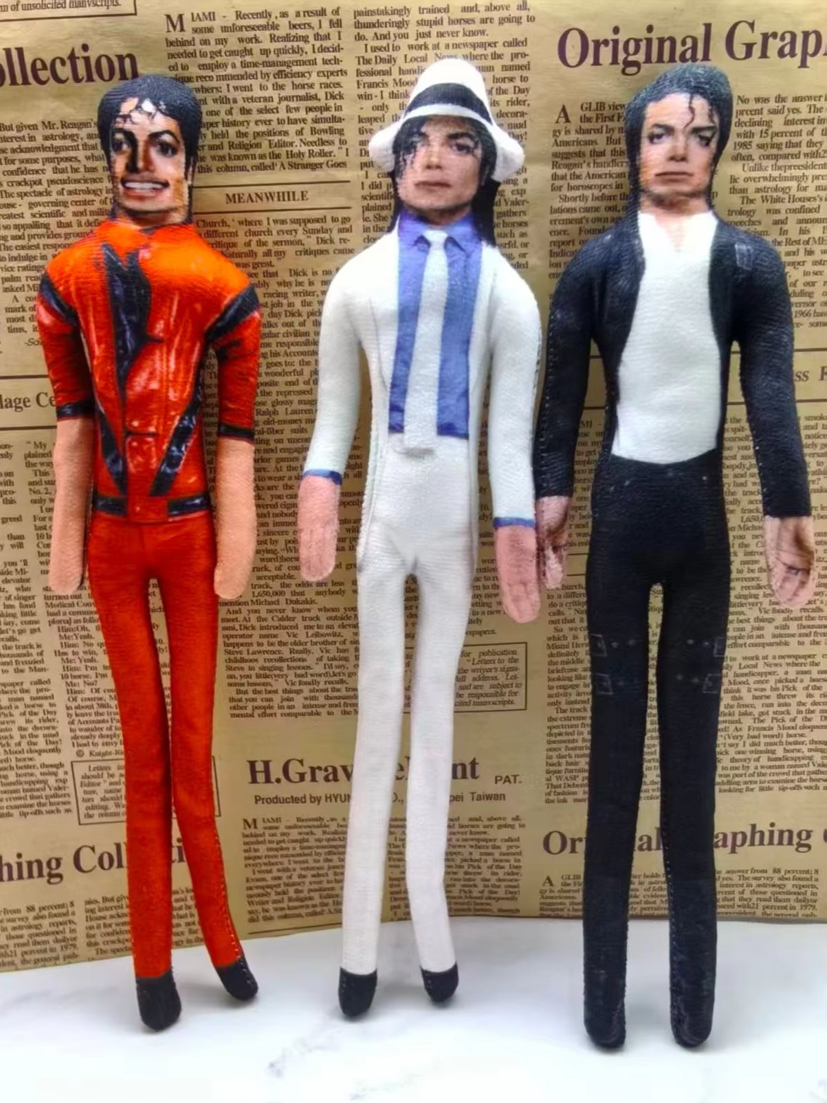 Vintage MJ Michael Jackson Cos - Vintage Collectible Dolls 评论和价格