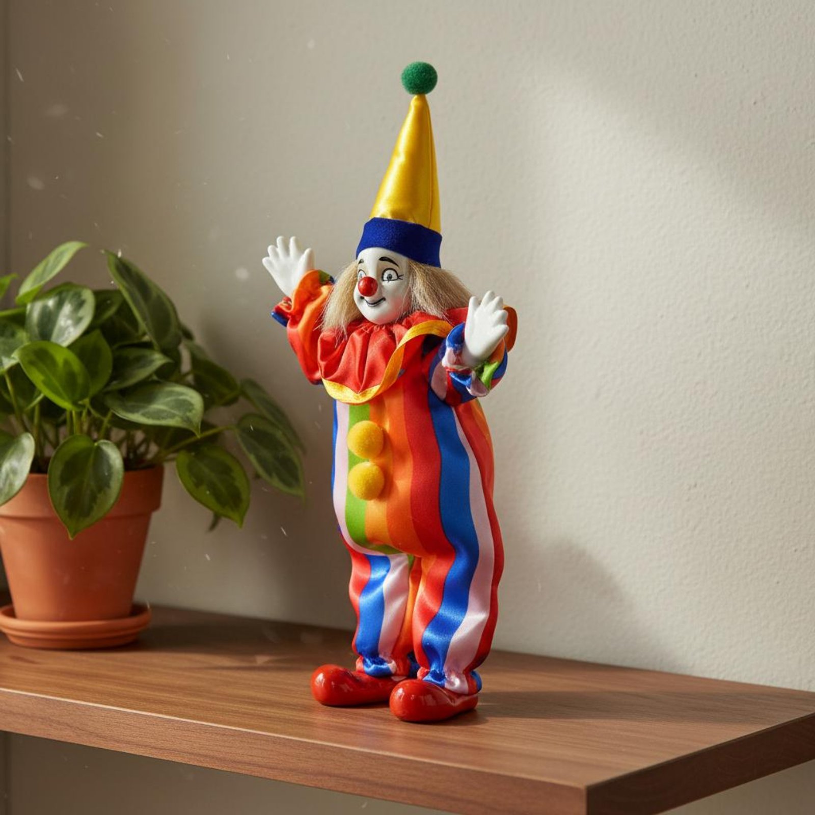 Vintage Porcelain Clown Doll D - Vintage Collectible Dolls 评论和价格
