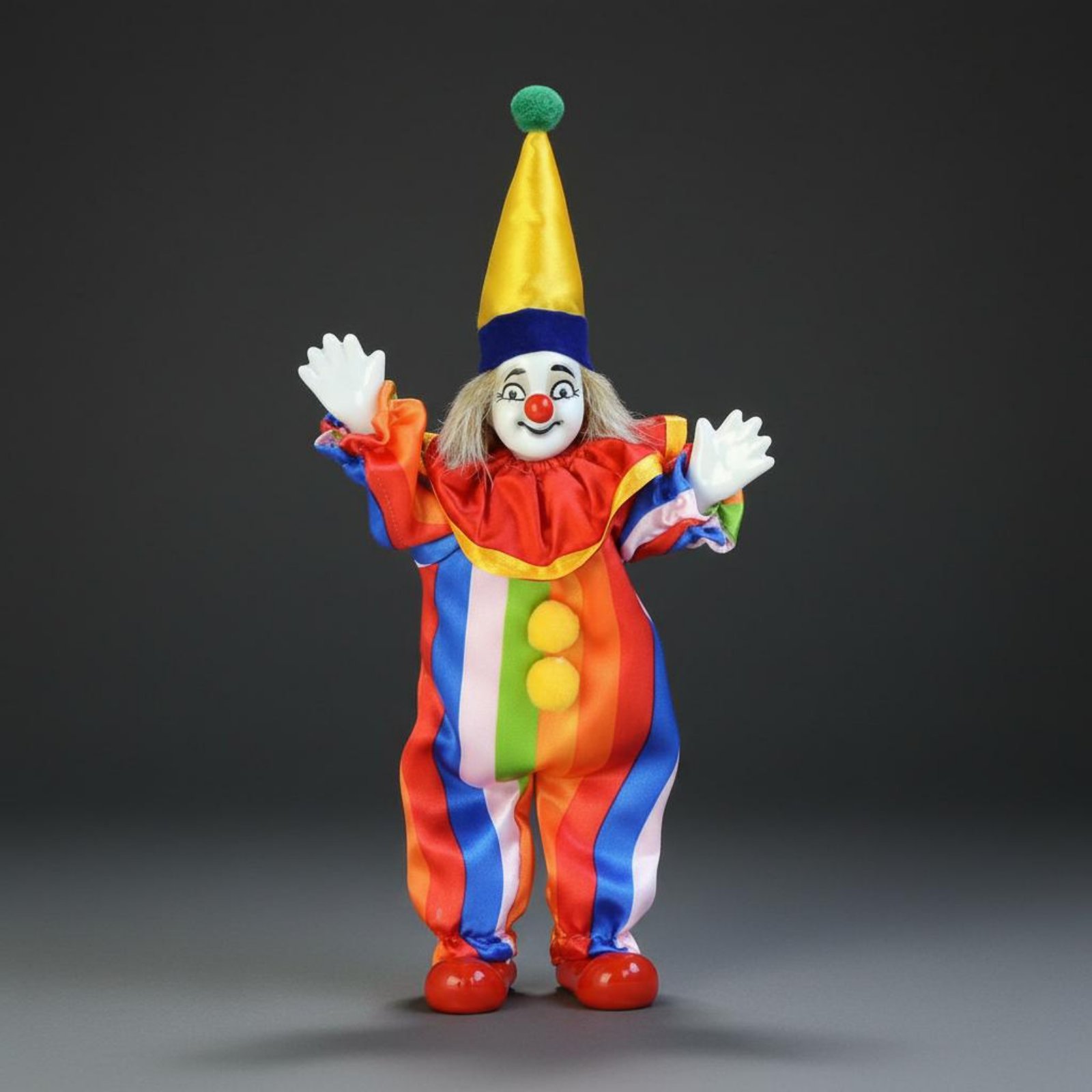 Vintage Porcelain Clown Doll D - Vintage Collectible Dolls 评论和价格