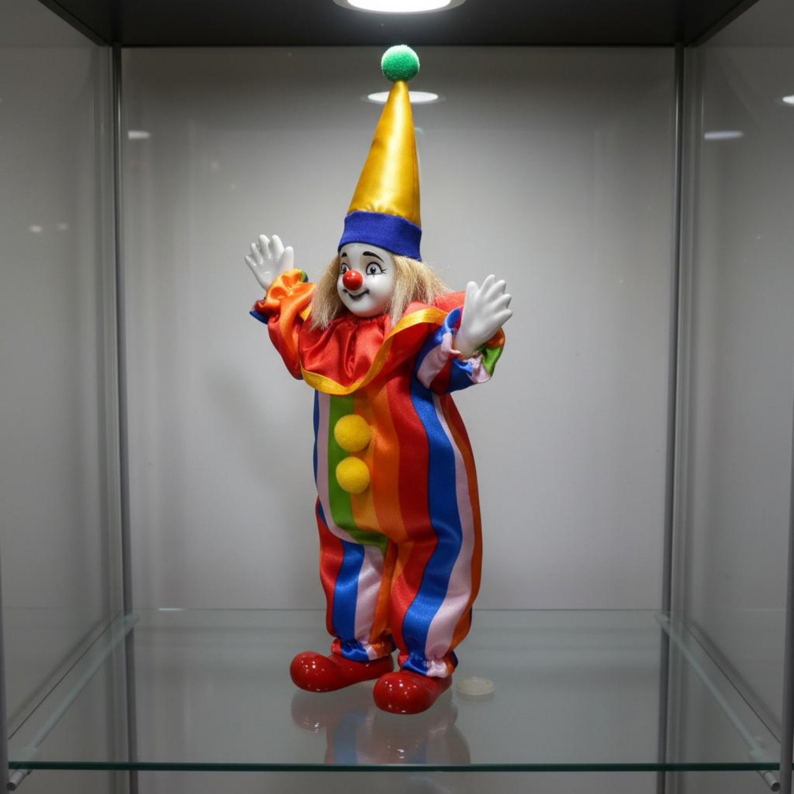Vintage Porcelain Clown Doll D - Vintage Collectible Dolls 评论和价格