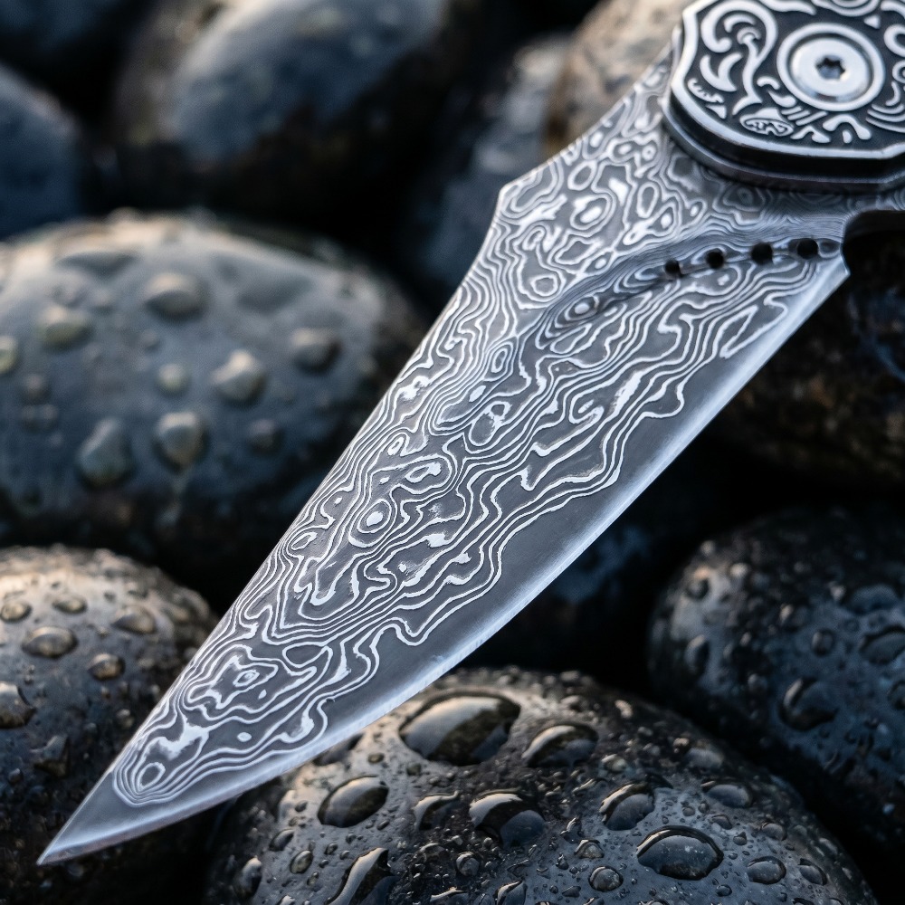 New Vintage Damascus Pattern B - Vintage Collectible Knives 评论和价格
