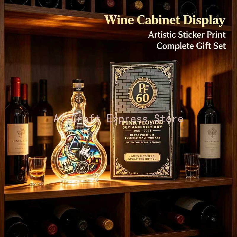 Vintage Rock Style Guitar-Axe  - Vintage Collectible Liquor Bottles 评论和价格