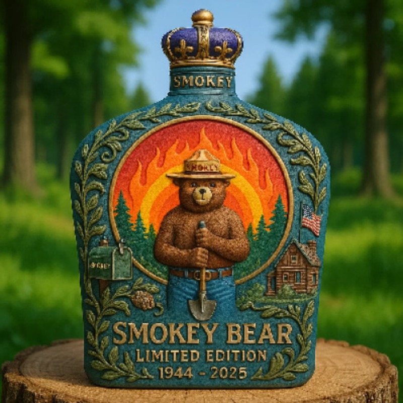 Smokey Bear Fire Prevention Wh - Vintage Collectible Liquor Bottles 评论和价格