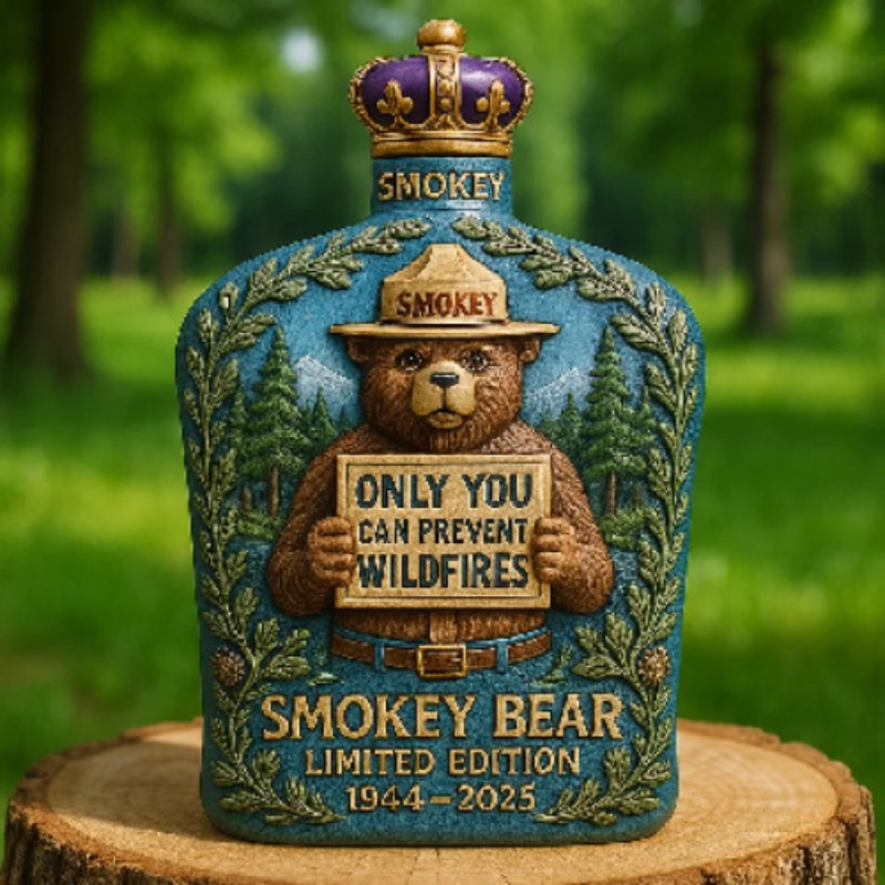 Smokey Bear Fire Prevention Wh - Vintage Collectible Liquor Bottles 评论和价格