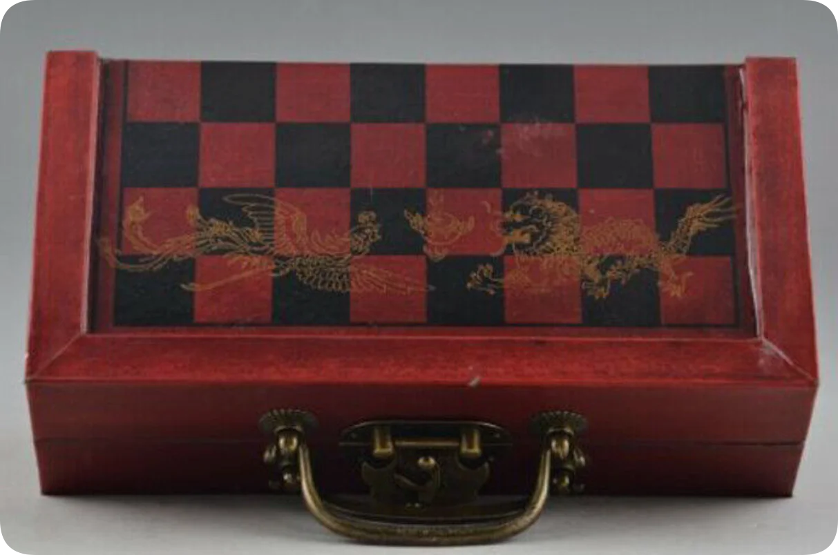 Foldable Vintage Chess Set Boa - Vintage Collectible Board Games 评论和价格