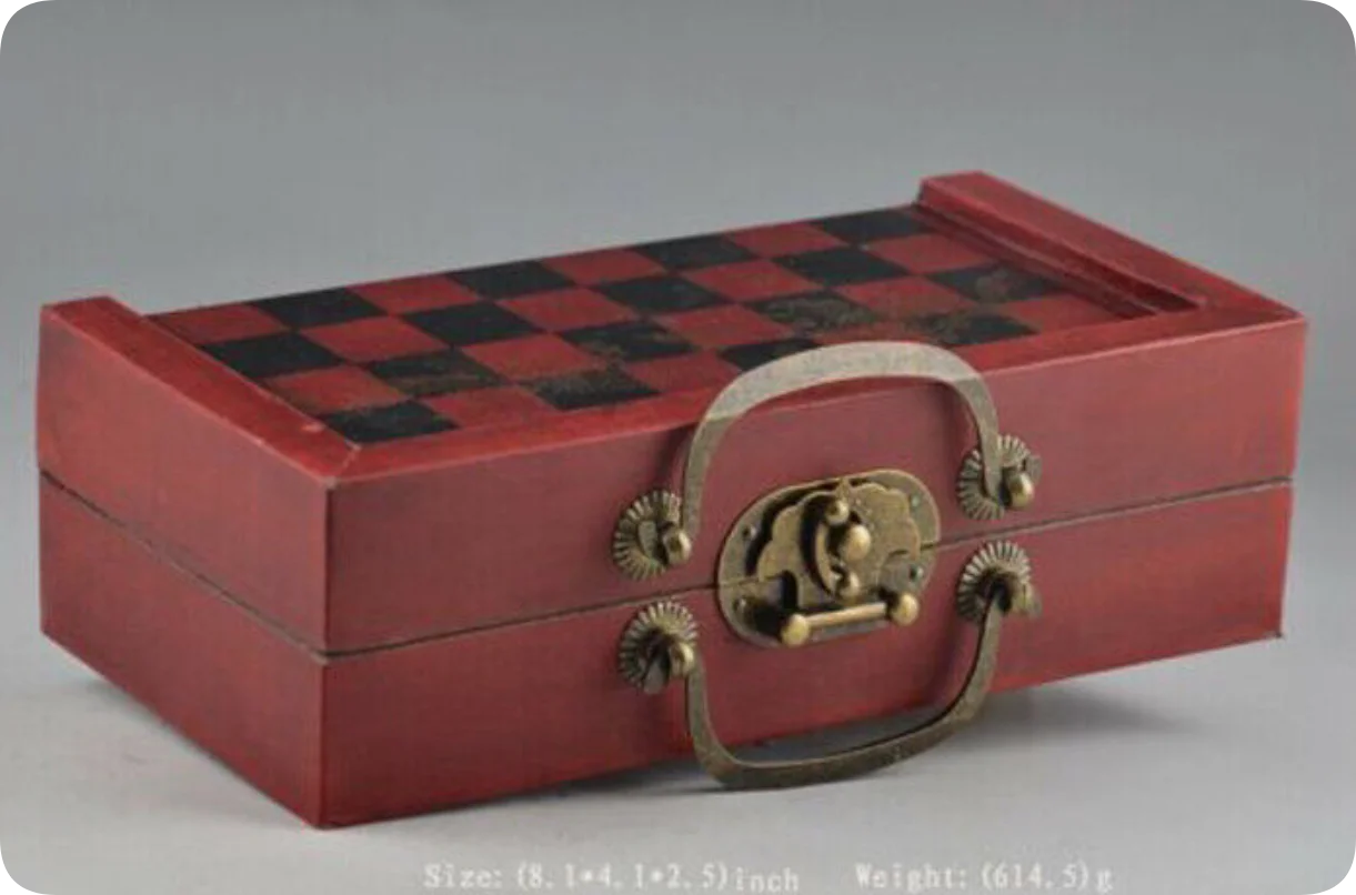 Foldable Vintage Chess Set Boa - Vintage Collectible Board Games 评论和价格
