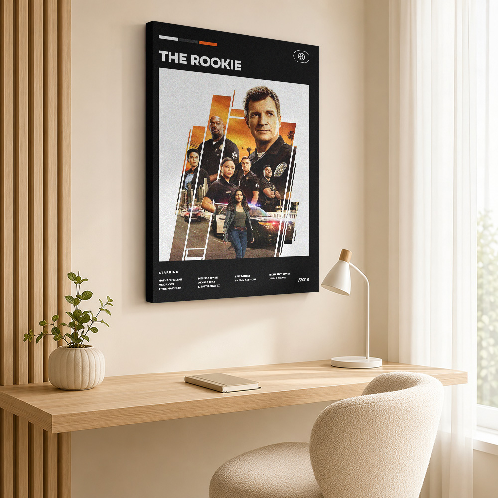 The Rookie TV Show Canvas Pain - Vintage Collectible Show 评论和价格