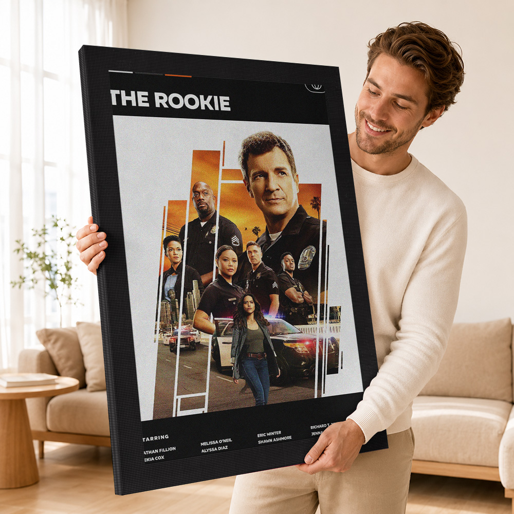 The Rookie TV Show Canvas Pain - Vintage Collectible Show 评论和价格