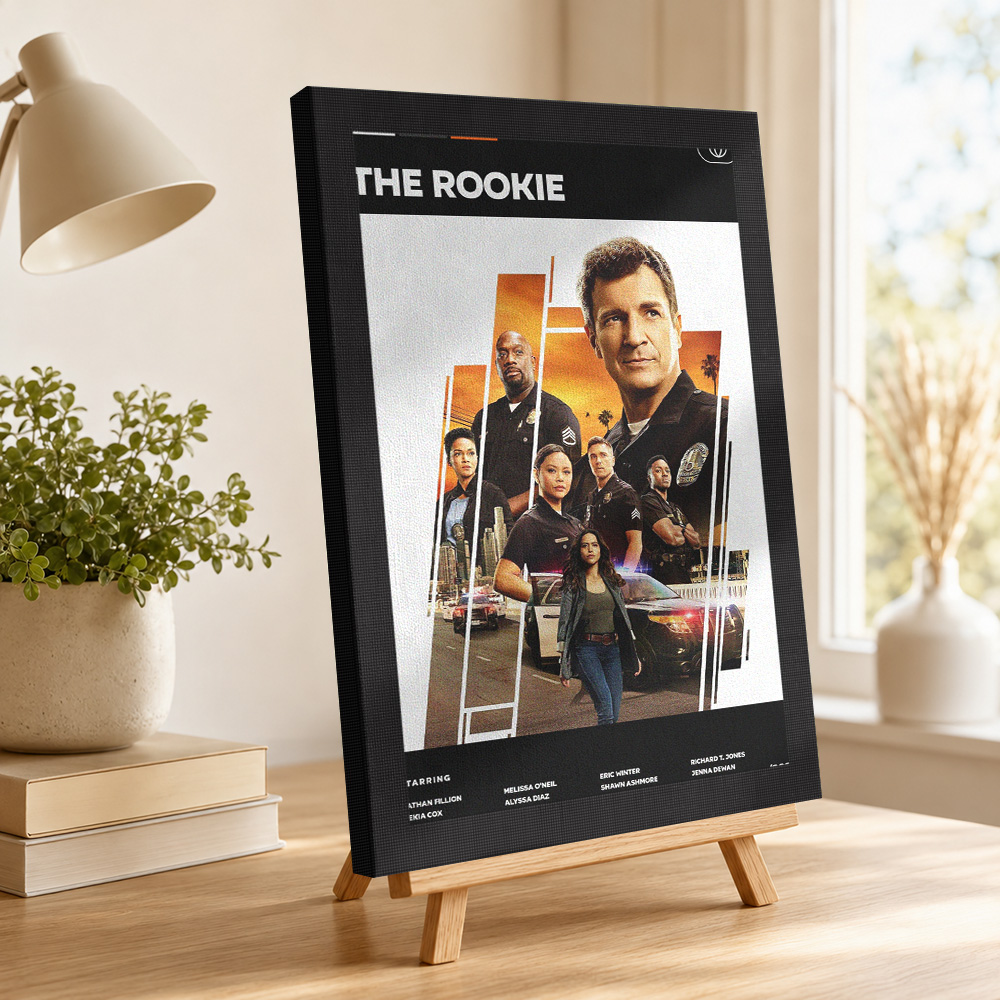The Rookie TV Show Canvas Pain - Vintage Collectible Show 评论和价格