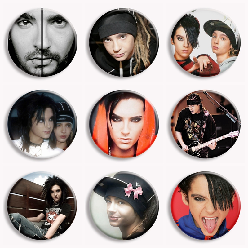 Rock Band Tokio Hotel Kaulitz  - Vintage Collectible Buttons 评论和价格