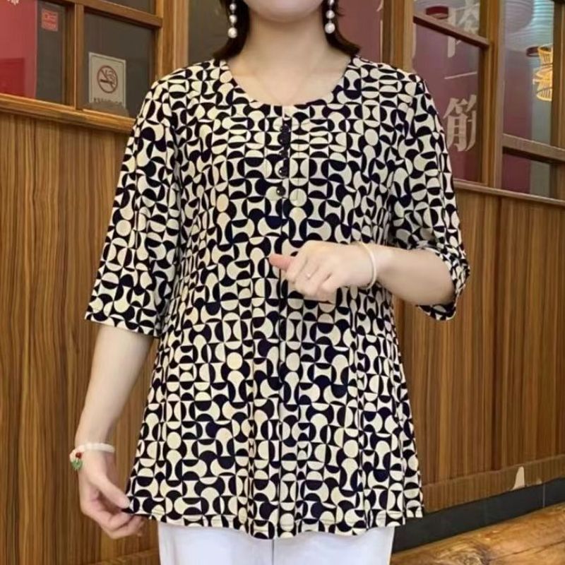 Vintage Printed T-shirt Casual - Vintage Collectible Buttons 评论和价格