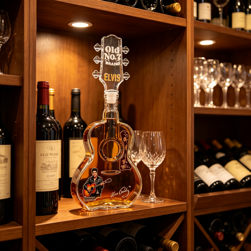 Elvis Guitar Whiskey Decanter  - Vintage Collectible Liquor Bottles 评论和价格
