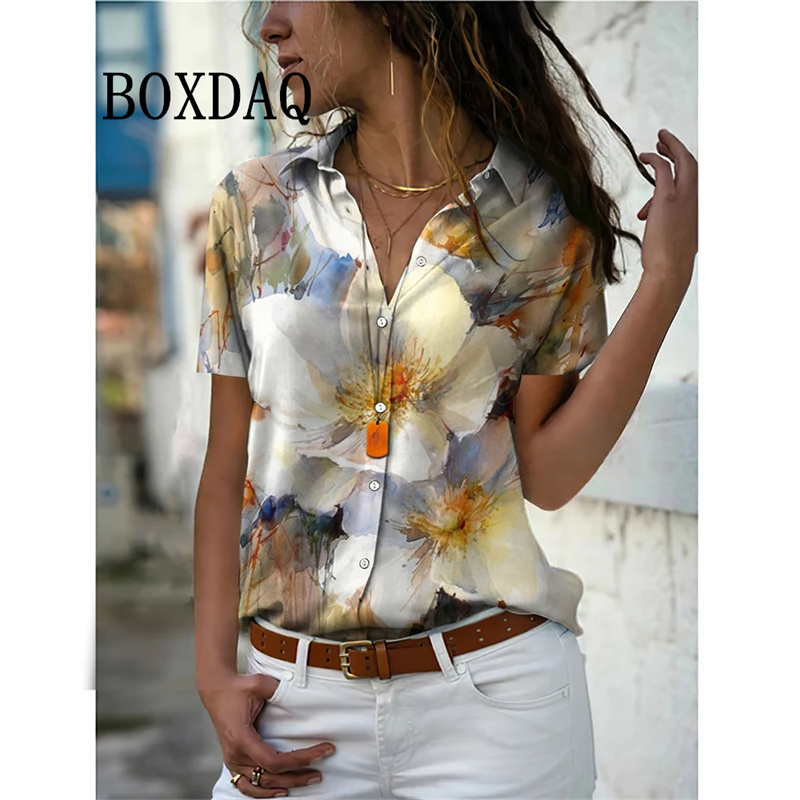 Summer Women Shirt Vintage Flo - Vintage Collectible Buttons 评论和价格