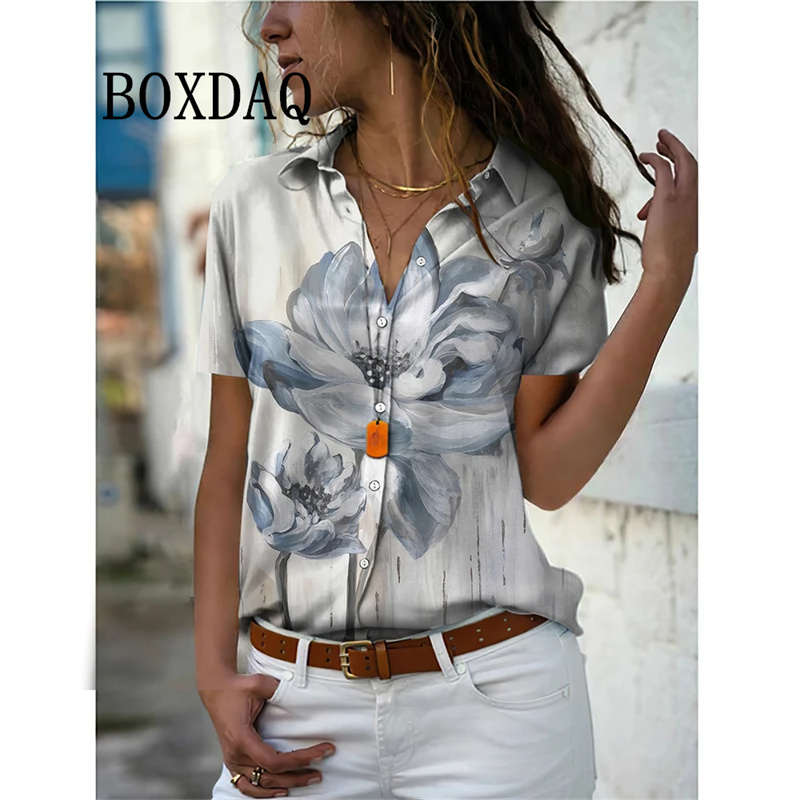 Summer Women Shirt Vintage Flo - Vintage Collectible Buttons 评论和价格