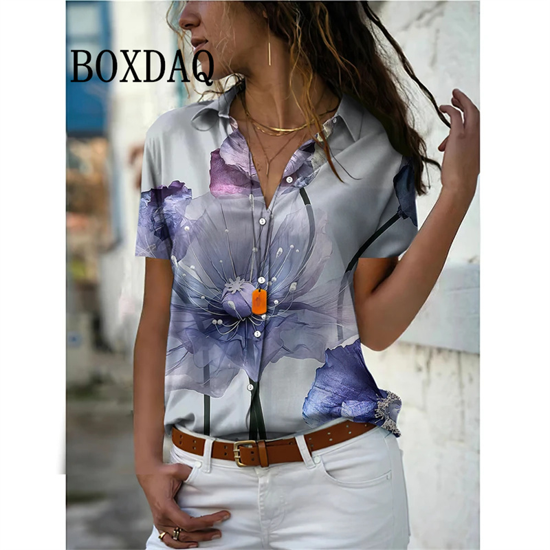 Summer Women Shirt Vintage Flo - Vintage Collectible Buttons 评论和价格