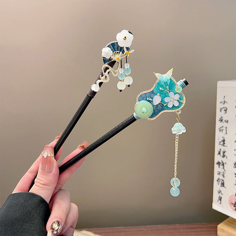 Classic Tassel Hair Stick Blac - Vintage Collector 评论和价格