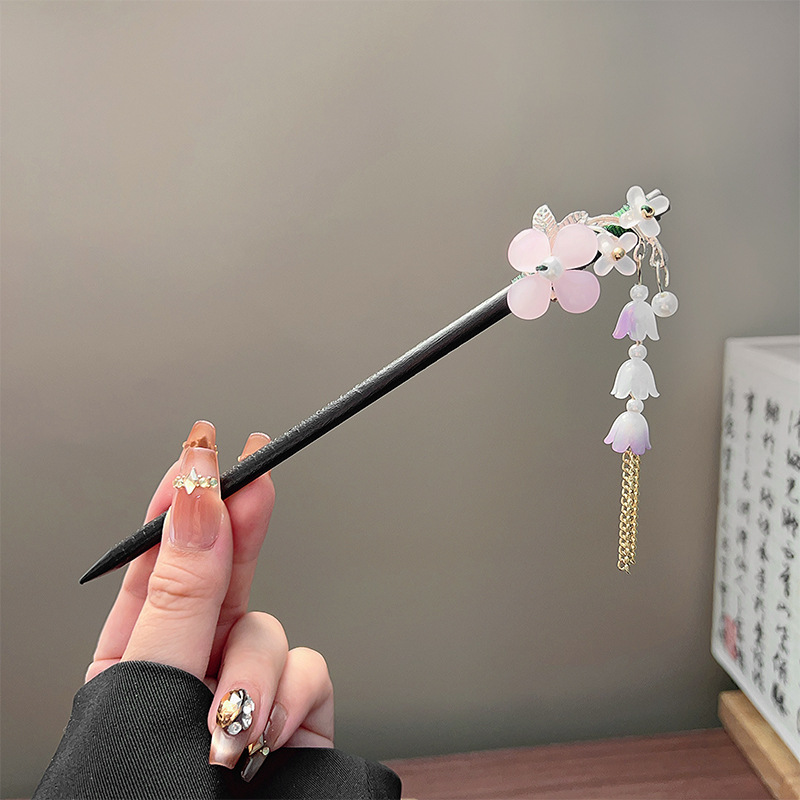 Classic Tassel Hair Stick Blac - Vintage Collector 评论和价格